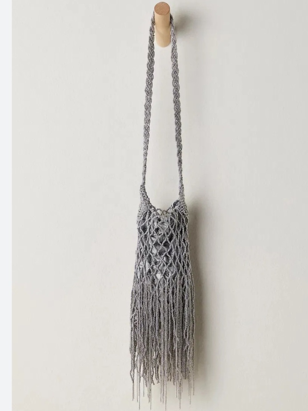 Free People Hayes Beaded Shoulder Bag NWT